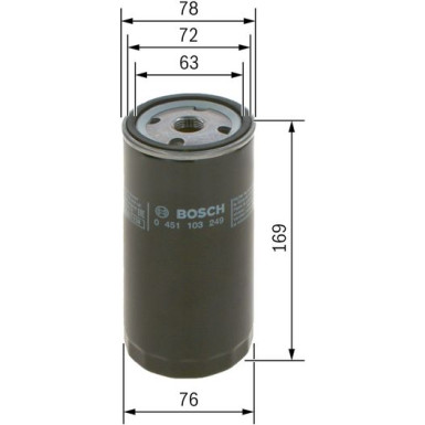 Ölfilter 0 451 103 249