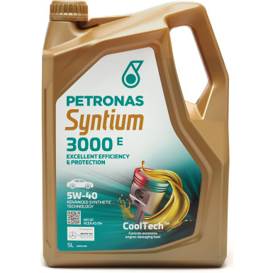 PETRONAS Syntium 3000 E 5W-40 5 Liter Kanister 70134M12EU
