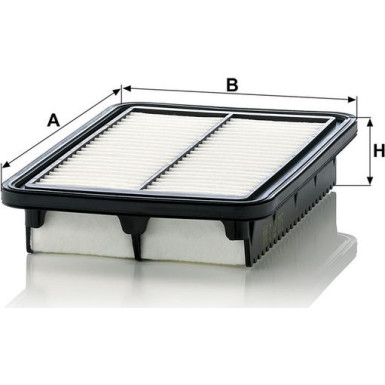 Mann & Hummel Luftfilter PKW KIA Picanto II 1,2 11 C 22 015