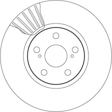 82 481 119 Bremsscheibe VA DF4160 82 481 119 Bremsscheibe VA DF4160