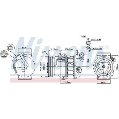 Kompressor PKW RENAULT LAGUNA 07 FIRST FIT 89386
