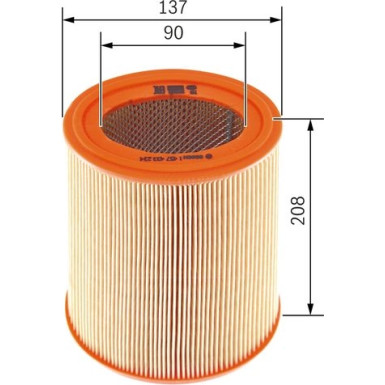 Luftfilter 1457433234 Luftfilter 1457433234