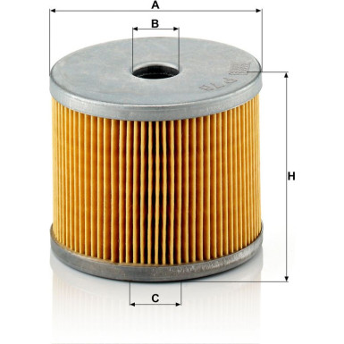 Mann & Hummel Kraftstofffilter PKW RENAULT P 78 X