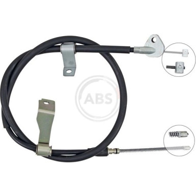 A.B.S. Handbremsseil Seilzug Festellbremse K16015