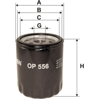 FILTRON Ölfilter OP 556 FILTRON Ölfilter OP 556