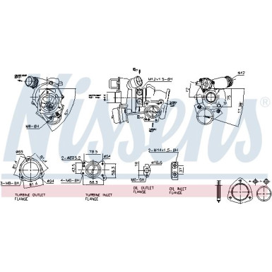 Nissens Turbo 93282 Nissens Turbo 93282