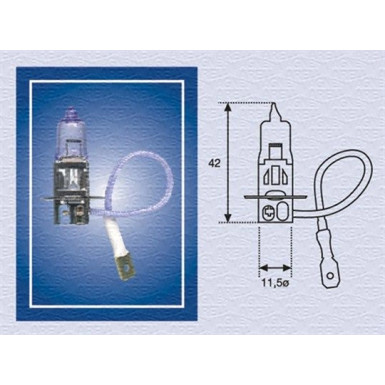 MAGNETI MARELLI Glühlampe, Hauptscheinwerfer H3 24V Heavy Duty