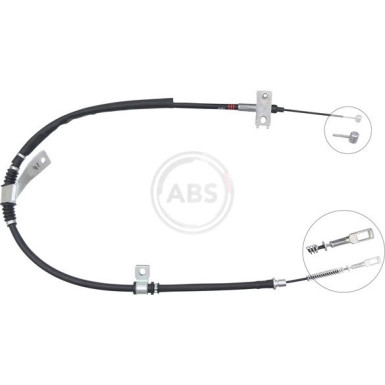 A.B.S. Handbremsseil Seilzug Festellbremse K17459 A.B.S. Handbremsseil Seilzug Festellbremse K17459