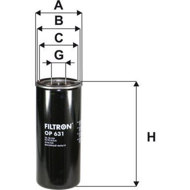 FILTRON Ölfilter OP 631 FILTRON Ölfilter OP 631