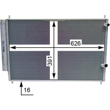 Kondensator, Klimaanlage AC 801 000S