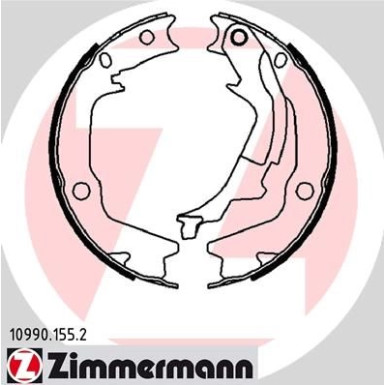 ZIMMERMANN Bremsbacken 10990.155.2