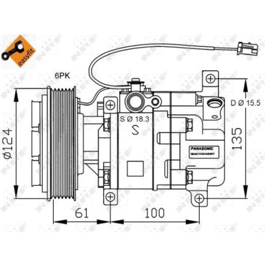 Kompressor, Klimaanlage 32820G