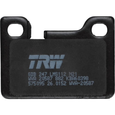 TRW Bremsbeläge GDB247