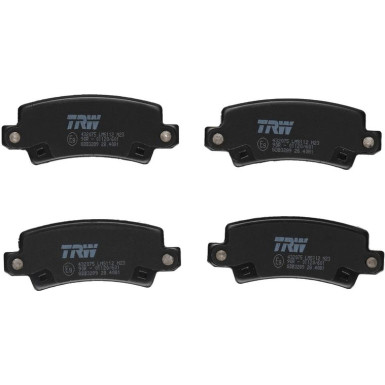 Bremsklötze HA TOYOTA Corolla 02 COTEC GDB3289 Bremsklötze HA TOYOTA Corolla 02 COTEC GDB3289