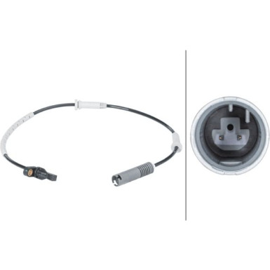 HELLA Sensor, Raddrehzahl 6PU 012 679-881 HELLA Sensor, Raddrehzahl 6PU 012 679-881