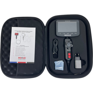ROOKS Inspektionskamera 3,9 mm x 1 m, 5000 mAh Akku