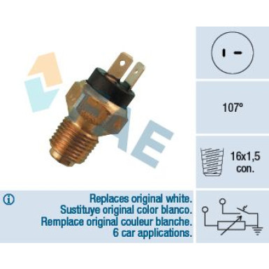 FAE Sensor, Kühlmitteltemperatur 34080