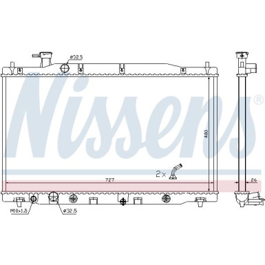 Wasserkühler PKW 681372 Wasserkühler PKW 681372