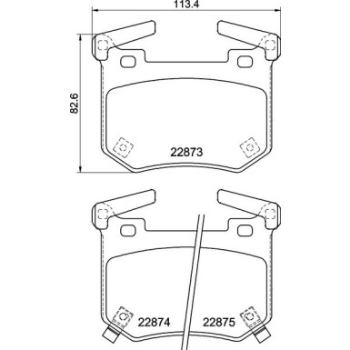 BREMBO Bremsklötze HA P 30 124