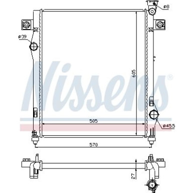Wasserkühler PKW 61030 Wasserkühler PKW 61030