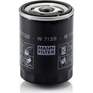 Mann & Hummel Ölfilter PKW ROVER W 713/9 Mann & Hummel Ölfilter PKW ROVER W 713/9
