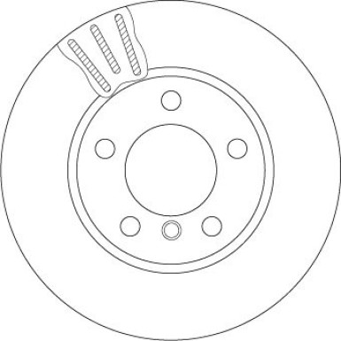 22 481 008 Bremsscheibe VA MINI Countryman 10 DF6136 22 481 008 Bremsscheibe VA MINI Countryman 10 DF6136