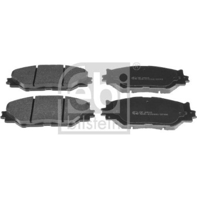 FEBI BILSTEIN Bremsbelagsatz, Scheibenbremse 116369 FEBI BILSTEIN Bremsbelagsatz, Scheibenbremse 116369