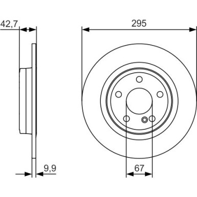 Bremsscheibe 0 986 479 A04 Bremsscheibe 0 986 479 A04