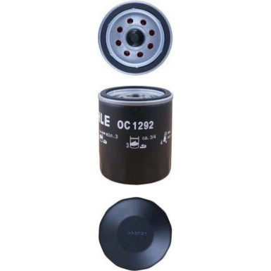 MAHLE Ölfilter OC 1292 MAHLE Ölfilter OC 1292