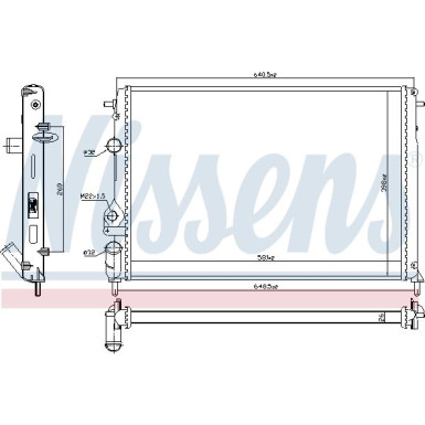 Wasserkühler PKW 63877