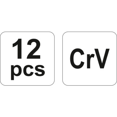 Meiselsatz Crv 12-Tlg YT-4714