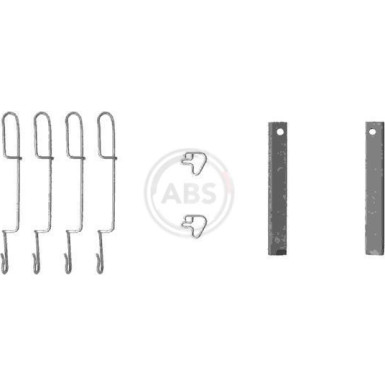 A.B.S. Zubehör, Bremsbeläge 1280Q A.B.S. Zubehör, Bremsbeläge 1280Q