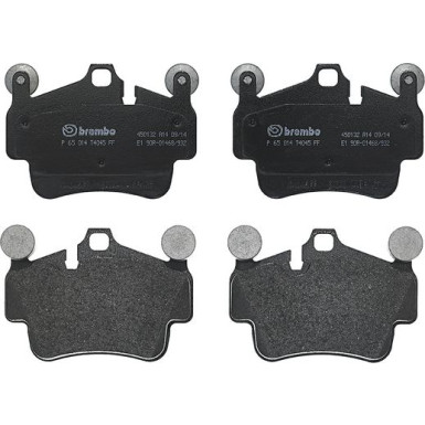 BREMBO Bremsklötze VA P 65 014 BREMBO Bremsklötze VA P 65 014