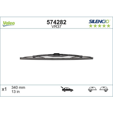 VM37 VALEO Silencio Heckwischer 574282 VM37 VALEO Silencio Heckwischer 574282