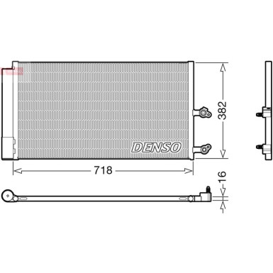 DENSO Kondensator, Klimaanlage DCN33014