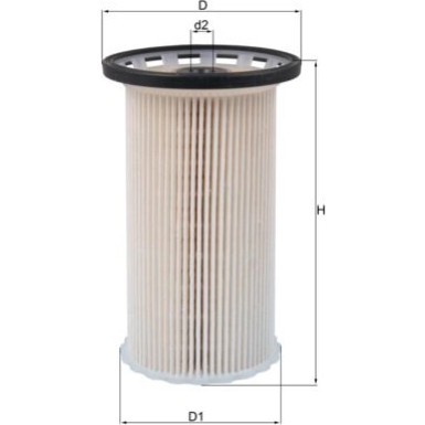 MAHLE Kraftstofffilter KX 386