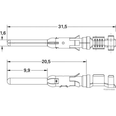 Herth + Buss Elparts Schnallensaum 50251831
