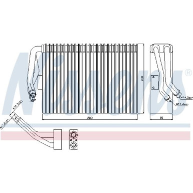 Verdampfer PKW SAAB 900 86- 2.0 I 92295
