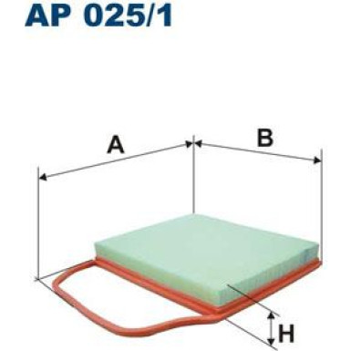FILTRON Luftfilter AP 025/1
