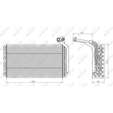 Verdampfer, Klimaanlage 36136