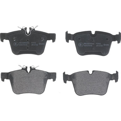 BREMBO Bremsklötze HA P 50 122 BREMBO Bremsklötze HA P 50 122