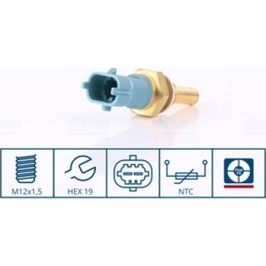 NISSENS Sensor, Kühlmitteltemperatur 207019 NISSENS Sensor, Kühlmitteltemperatur 207019