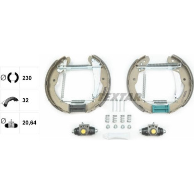 Satz Bremsbacken Vw Caddy 95-04 84052401