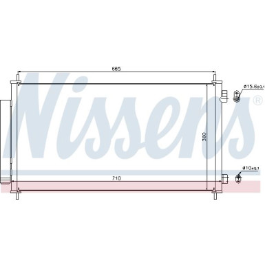Kondensator PKW HONDA CR-V 2.0-2.4 07 FIRST FIT 940163