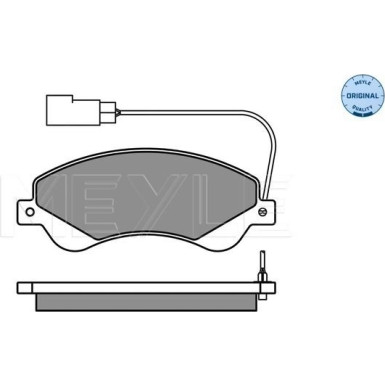 Bremsbelagsatz Ford P. Transit 06- Mit Sensor 025 244 8518/W Bremsbelagsatz Ford P. Transit 06- Mit Sensor 025 244 8518/W