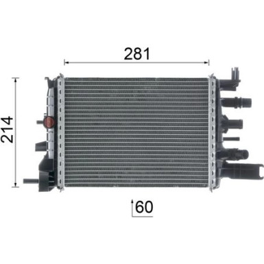KÜHLER, MOTORKÜHLUNG CR2632000P