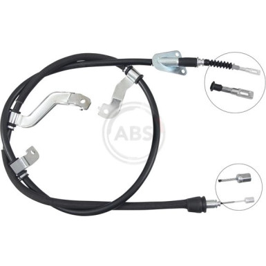 A.B.S. Handbremsseil Seilzug Festellbremse K17634 A.B.S. Handbremsseil Seilzug Festellbremse K17634