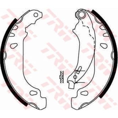 71 461 023 Bremsbacken GS8642 71 461 023 Bremsbacken GS8642