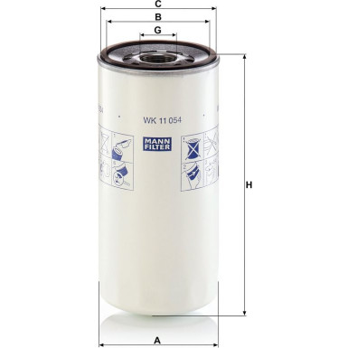 Mann & Hummel Industriefilter VOLVO WK 11 054