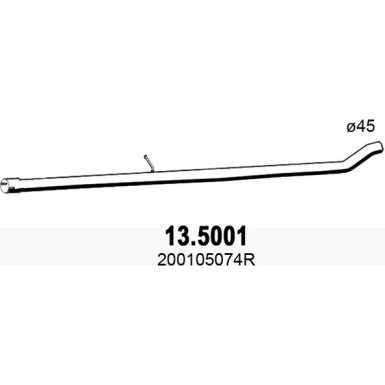 Abgasrohr 13.5001